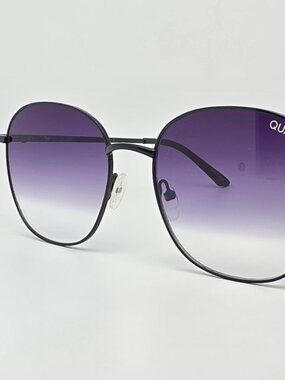 Quay Australia Jezabell Black Frame Smoke Fade Lens Sunglasses 58-20-148